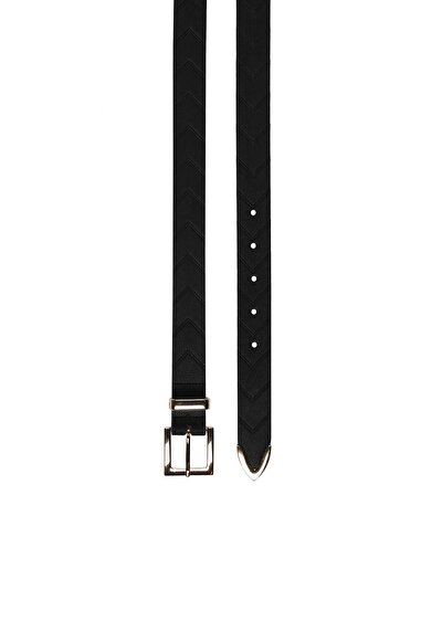 Image de Ceinture Noir Modern Fit Femme