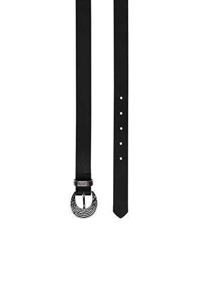 Image de Ceinture Noir Modern Fit Femme