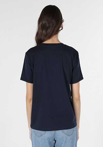 Image de T-shirt À Manches Courtes Marine Regular Fit  Femme