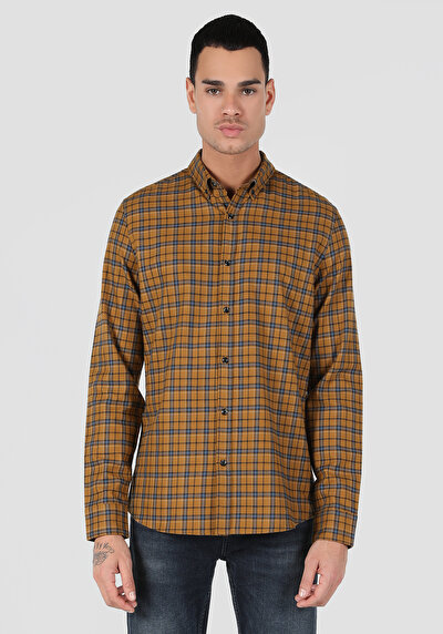 Image de Chemise À Manches Longues Safran Slim Fit   Homme