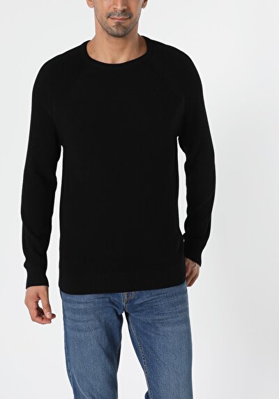Afficher les détails de Pull Noir Regular Fit   Homme