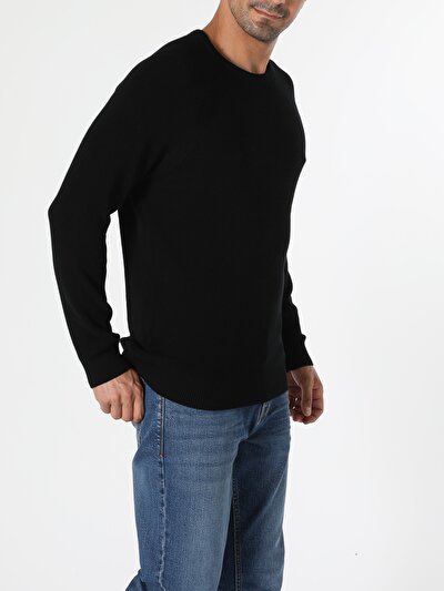 Afficher les détails de Pull Noir Regular Fit   Homme
