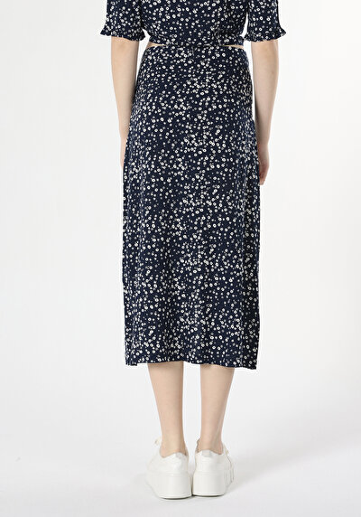 Image de Jupe Marine Midi Skirt    Femme