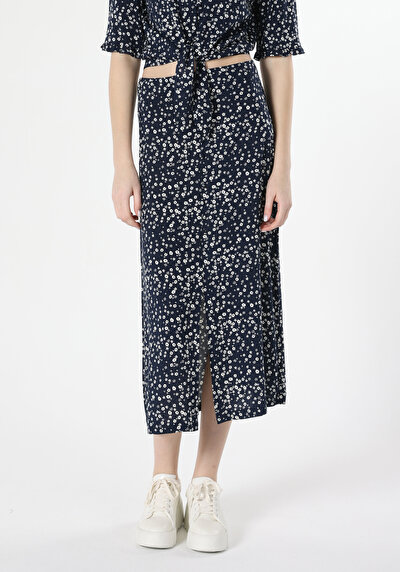 Image de Jupe Marine Midi Skirt    Femme