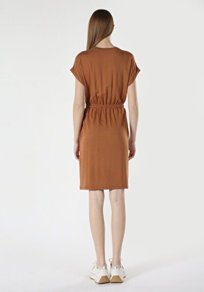 Image de Robe Marron Regular Fit Femme