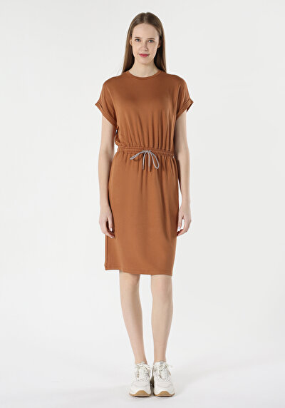 Image de Robe Marron Regular Fit Femme