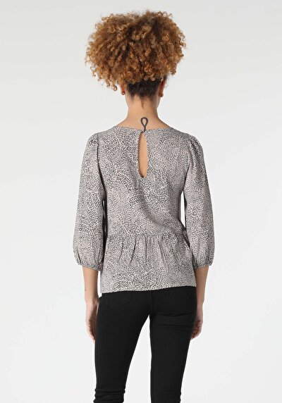 Image de Chemisier À Manches Longues Multicolou Regular Fit Femme