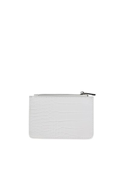 Afficher les détails de Portefeuille Blanc Modern Fit Femme