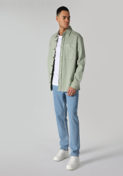 Afficher les détails de Chemise À Manches Longues  Comfort Fit   Homme