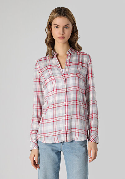 Image de Chemise À Manches Longues Gris Femme