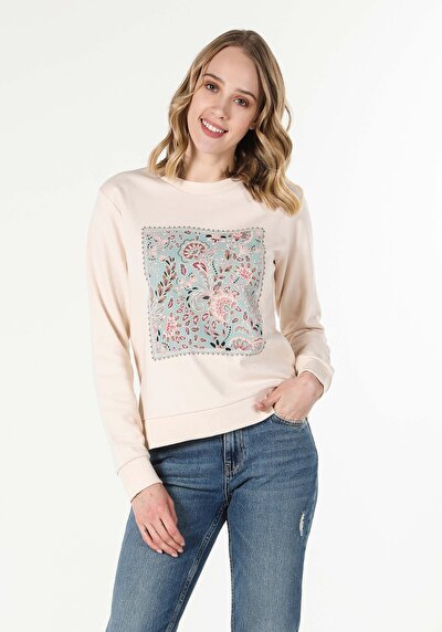 Image de Pull-over Ecru Regular Fit  Femme