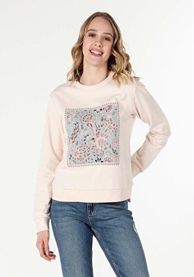 Image de Pull-over Ecru Regular Fit  Femme