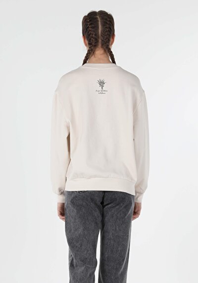 Image de Pull-over Ecru Comfort Fit  Femme
