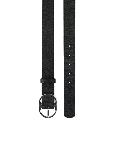 Afficher les détails de Ceinture Noir Modern Fit Femme