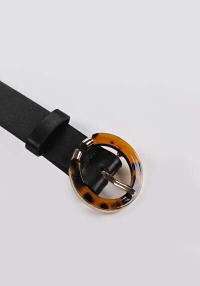 Image de Ceinture Noir Modern Fit Femme