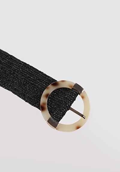 Image de Ceinture Noir Modern Fit Femme
