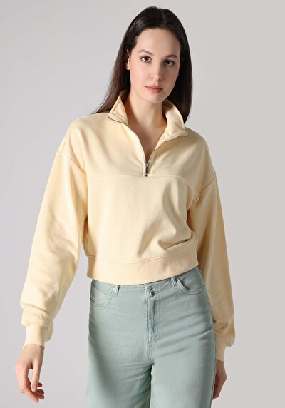 Afficher les détails de Pull-over Jaune Regular Fit  Femme