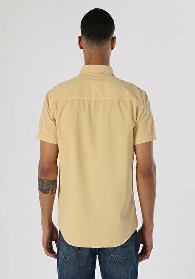 Image de Chemise À Manches Courtes Safran Droit Regular Fit Homme