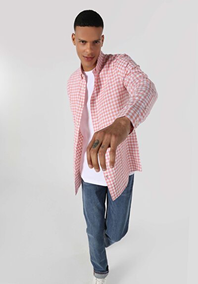 Image de Chemise À Manches Longues Corail Regular Fit Homme