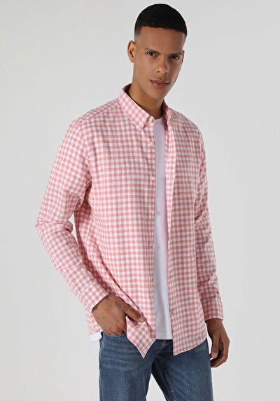 Image de Chemise À Manches Longues Corail Regular Fit   Homme