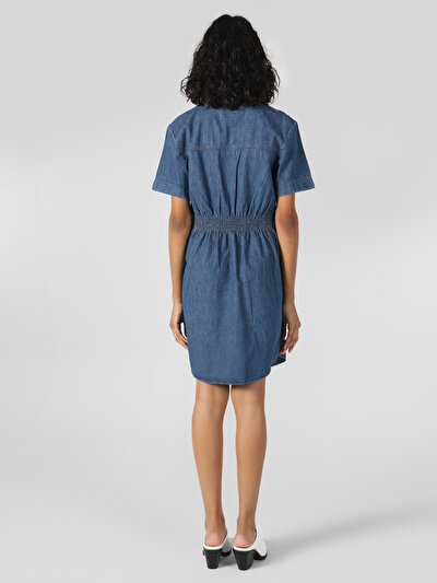 Image de Robe Bleu Slim Fit Femme
