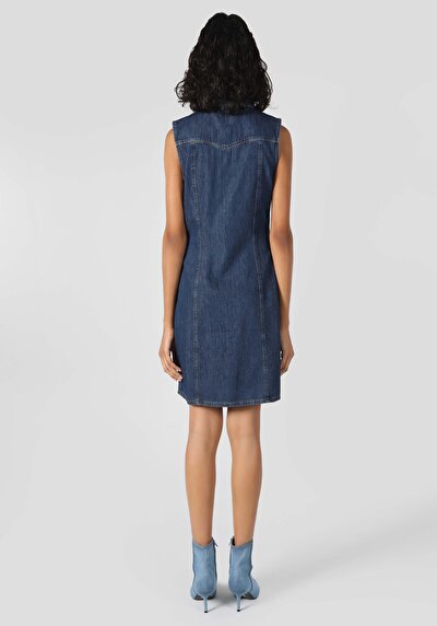 Image de Robe Bleu Slim Fit Femme
