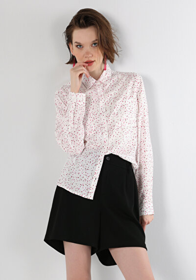Image de Chemise À Manches Longues Multicolou Regular Fit Femme