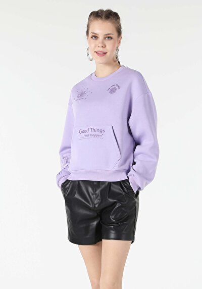 Image de Pull-over Violet Regular Fit  Femme