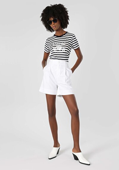 Image de T-shirt À Manches Courtes Marine Regular Fit Femme