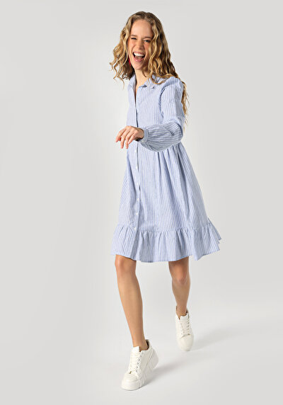 Image de Robe Bleu Regular Fit Femme
