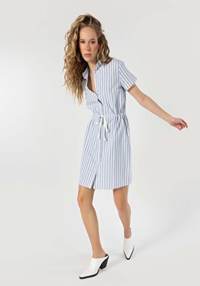 Image de Robe Bleu Regular Fit    Femme