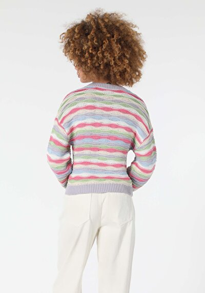 Image de Cardigan Tricot Multicolou Regular Fit Femme