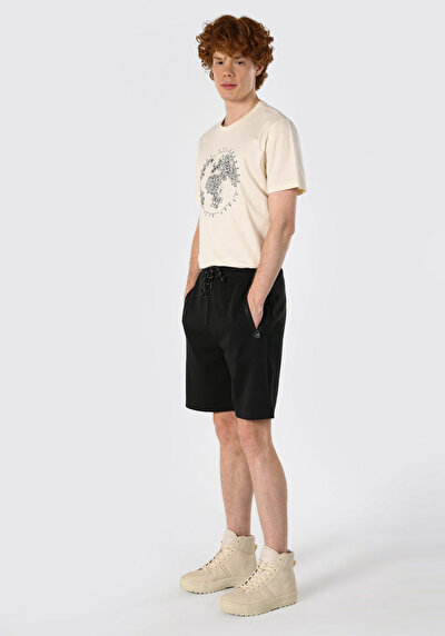 Image de Short Noir Slim Fit Homme
