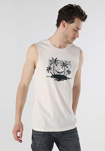 Afficher les détails de Athlète Ecru Regular Fit Homme