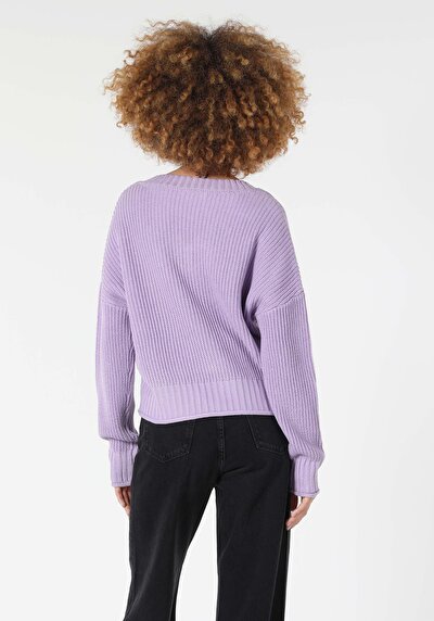 Image de Pull Violet Regular Fit   Femme
