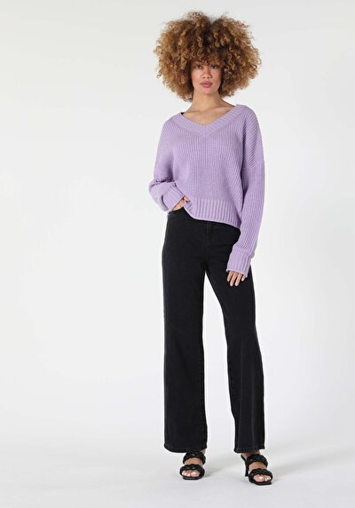 Image de Pull Violet Regular Fit   Femme