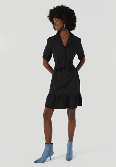 Image de Robe Noir Regular Fit Femme