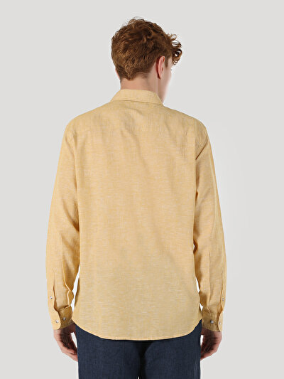 Afficher les détails de Chemise À Manches Longues Safran Comfort Fit   Homme