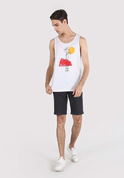 Afficher les détails de Athlète Blanc Regular Fit Homme