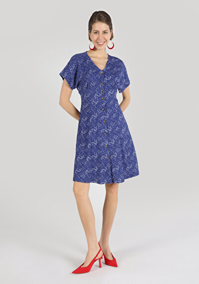 Image de Robe Bleu Slim Fit    Femme