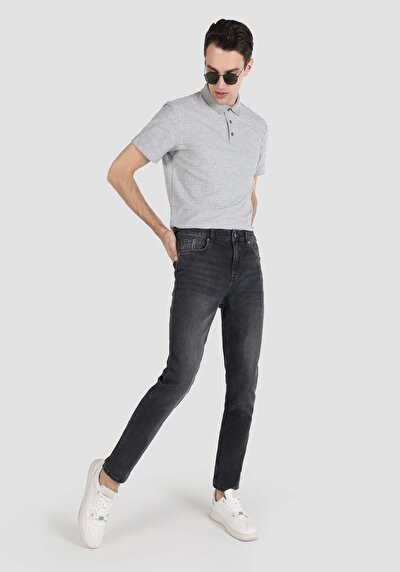 Image de 035 Ryan Pantalon Noir En Skinny Fit Homme