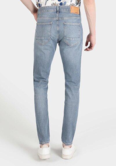 Image de 041 Danny Pantalon Bleu En Slim Fit Homme
