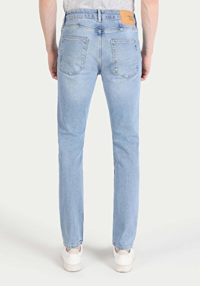 Image de 044 Karl Pantalon Bleu En Straight Fit Homme