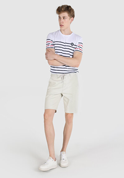 Image de Short Gris Chino Fit Homme