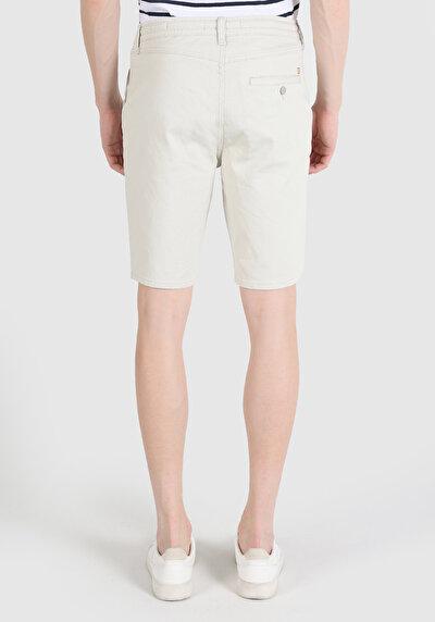 Image de Short Gris Chino Fit Homme