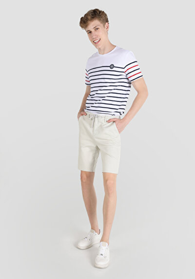 Image de Short Gris Chino Fit Homme