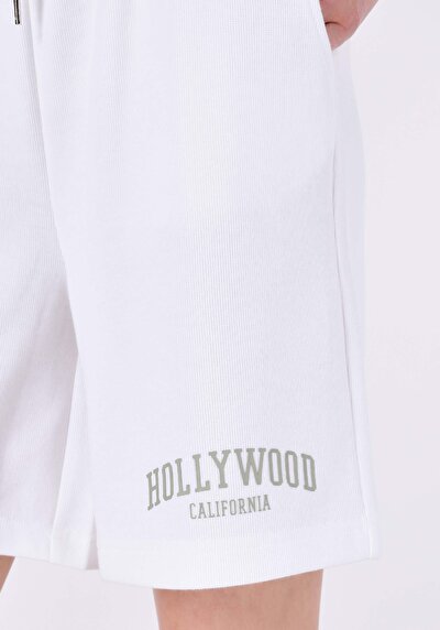 Image de Short Blanc Slim Fit Femme