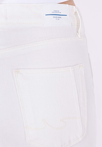 Afficher les détails de 791 Monica Pantalon Blanc   En  Regular Fit Femme