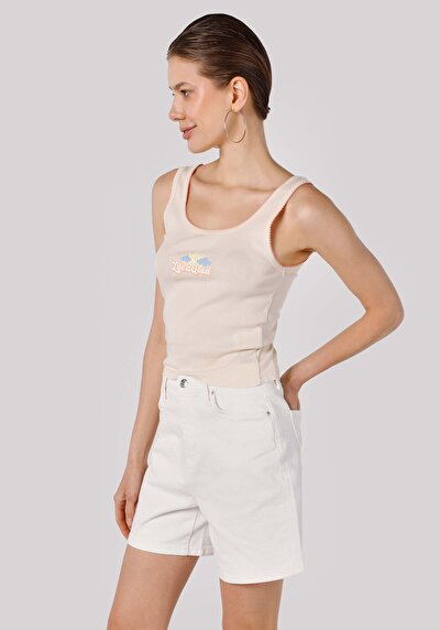Image de Athlète Ecru Regular Fit Femme