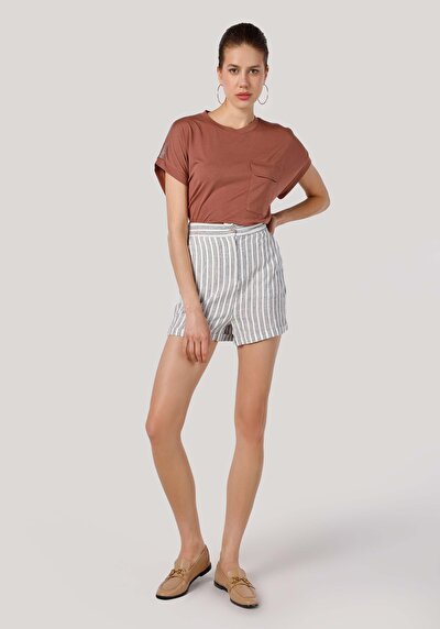Image de Short Blanc Regular Fit Femme